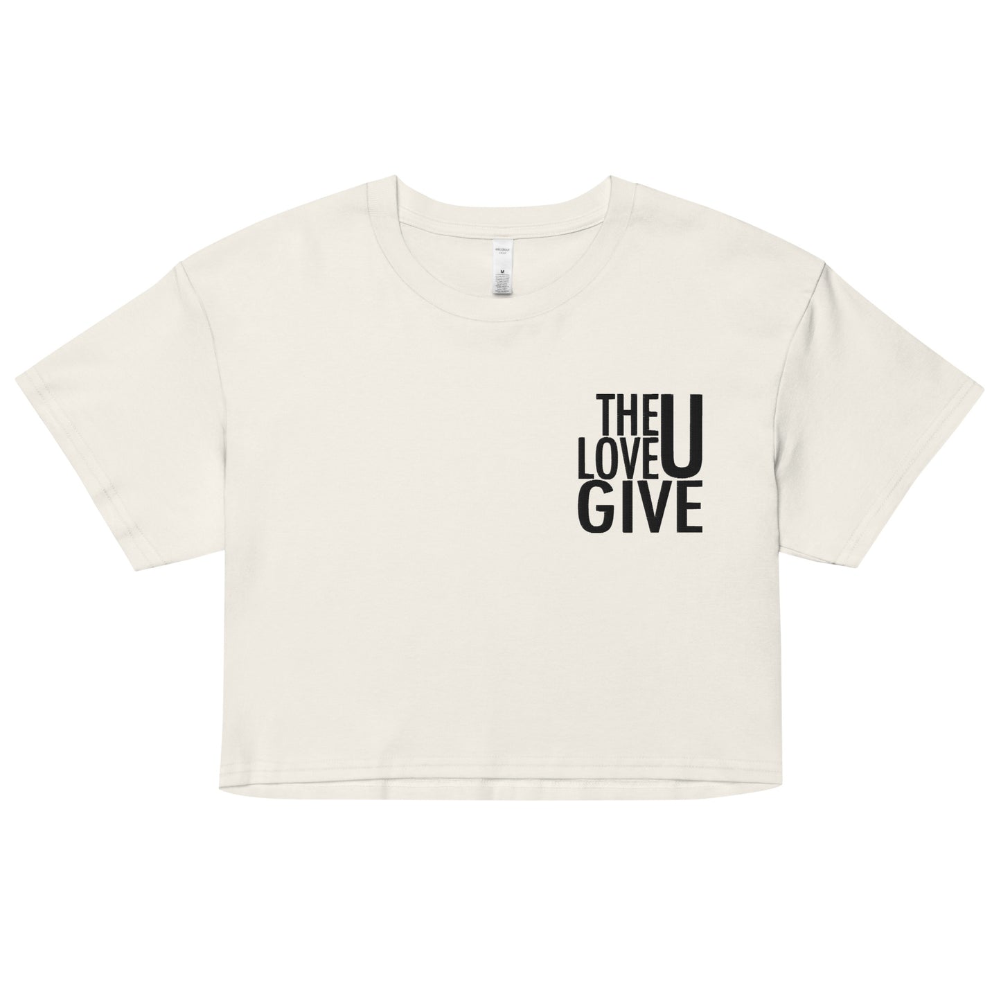 TheLoveUGive Unisex crop top