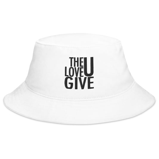 TheLoveUGive White Bucket Hat