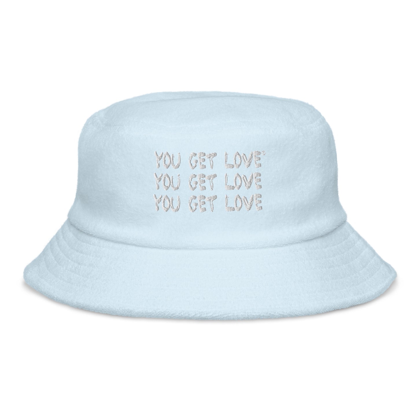 You Get Love Terry cloth bucket hat