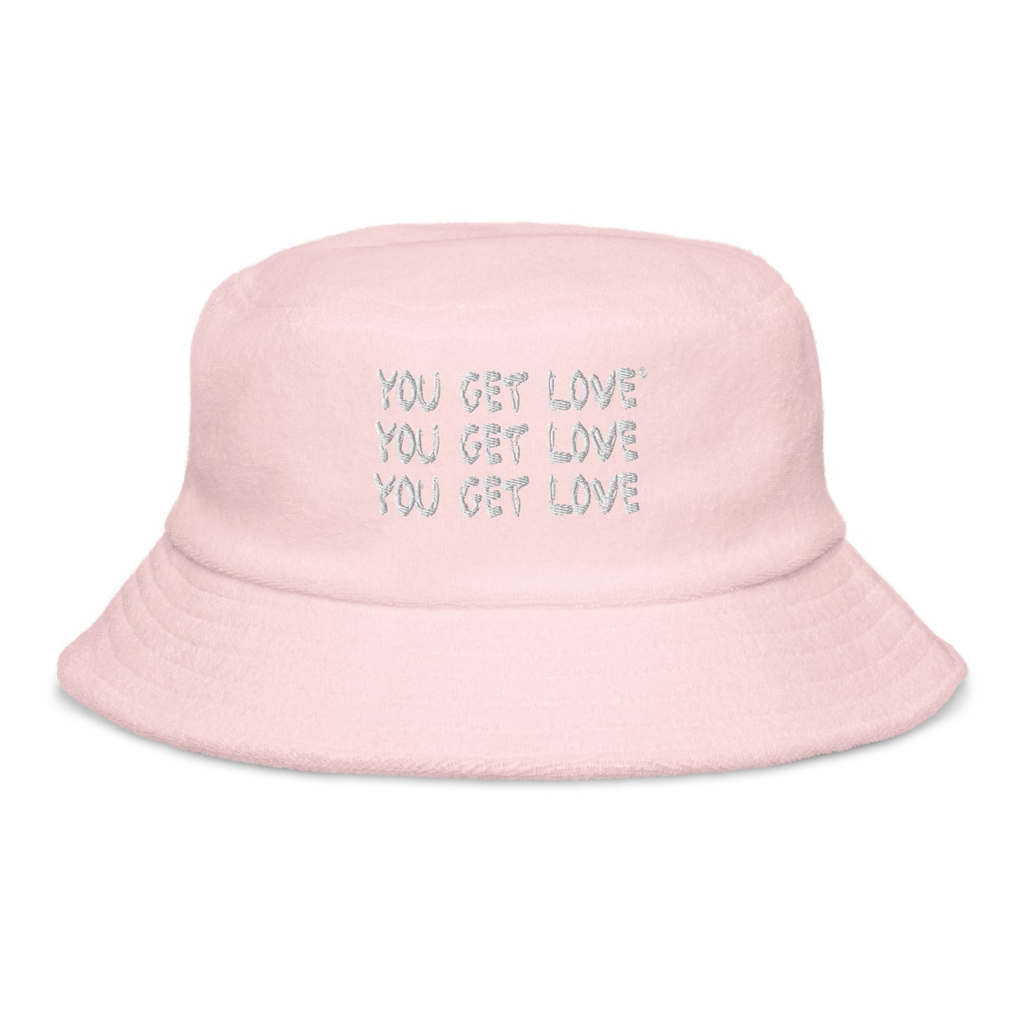 You Get Love Terry cloth bucket hat